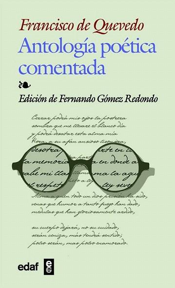 ANTOLOGIA POETICA COMENTADA biblioteca edaf | 9788441414730 | FRANCISCO DE QUEVEDO | Llibres Parcir | Llibreria Parcir | Llibreria online de Manresa | Comprar llibres en català i castellà online