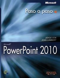 POWERPOINT 2010 PASO A PASO | 9788441528574 | COX JOYCE | Llibres Parcir | Librería Parcir | Librería online de Manresa | Comprar libros en catalán y castellano online