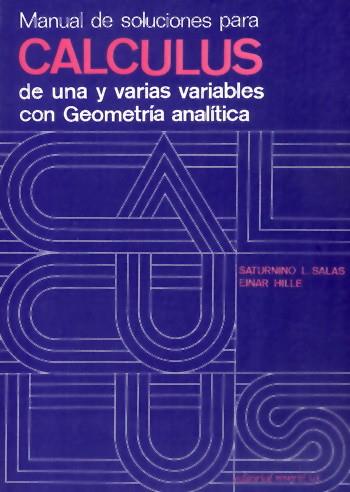 MANUAL SOLUCIONES CALCULUS | 9788429151275 | SALAS | Llibres Parcir | Llibreria Parcir | Llibreria online de Manresa | Comprar llibres en català i castellà online