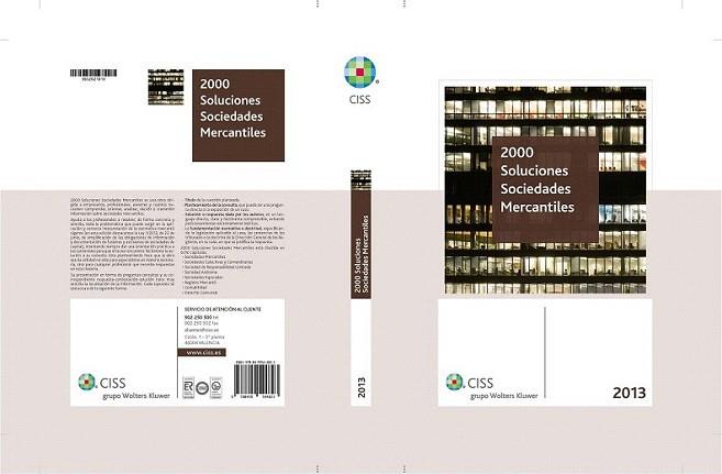 2000 soluciones sociedades mercantiles 2013 | 9788499544823 | Servicio de publicaciones CISS | Llibres Parcir | Llibreria Parcir | Llibreria online de Manresa | Comprar llibres en català i castellà online