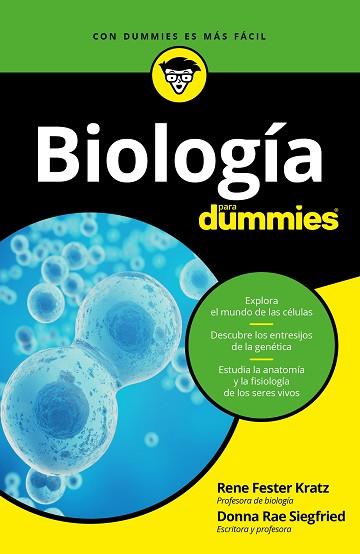 BIOLOGíA PARA DUMMIES | 9788432903632 | KRATZ, RENE FESTER/SIEGFRIED, DONNA RAE | Llibres Parcir | Llibreria Parcir | Llibreria online de Manresa | Comprar llibres en català i castellà online