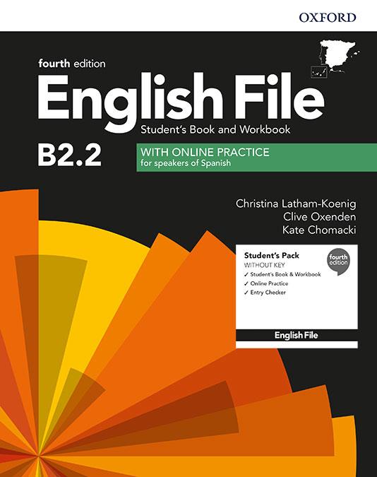 ENGLISH FILE 4TH EDITION B2.2. STUDENT'S BOOK AND WORKBOOK WITHOUT KEY PACK | 9780194039437 | LATHAN-KOENIG / OXENDEN | Llibres Parcir | Llibreria Parcir | Llibreria online de Manresa | Comprar llibres en català i castellà online