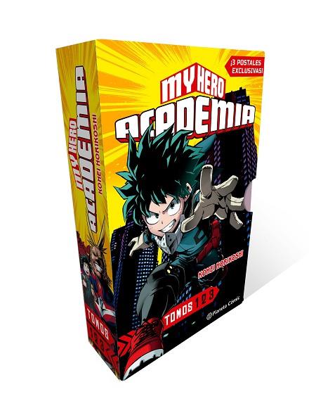 SHONEN STARTER SET MY HERO ACADEMIA Nº 1+2+3 | 9788411610308 | HORIKOSHI, KOHEI | Llibres Parcir | Librería Parcir | Librería online de Manresa | Comprar libros en catalán y castellano online