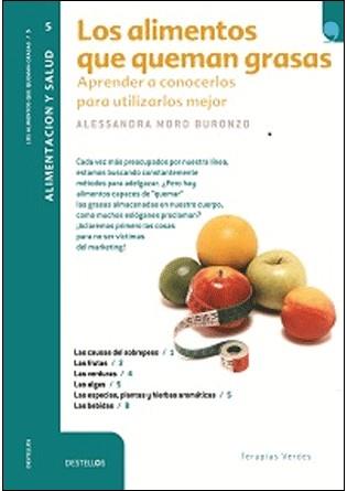 LOS ALIMENTOS QUE QUEMAN GRASAS col destellos triptic | 9788492716876 | ALESSANDRA MORO BURONZO | Llibres Parcir | Llibreria Parcir | Llibreria online de Manresa | Comprar llibres en català i castellà online