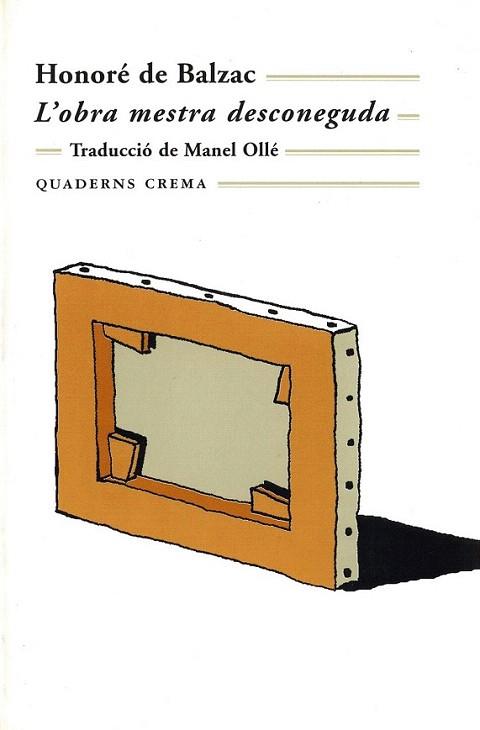 OBRA MESTRA DESCONEGUDA | 9788477271741 | BALZAC | Llibres Parcir | Llibreria Parcir | Llibreria online de Manresa | Comprar llibres en català i castellà online