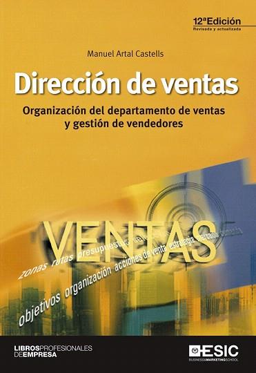 DIRECCIÓN DE VENTAS | 9788473569743 | ARTAL CASTELL, MANUEL | Llibres Parcir | Llibreria Parcir | Llibreria online de Manresa | Comprar llibres en català i castellà online