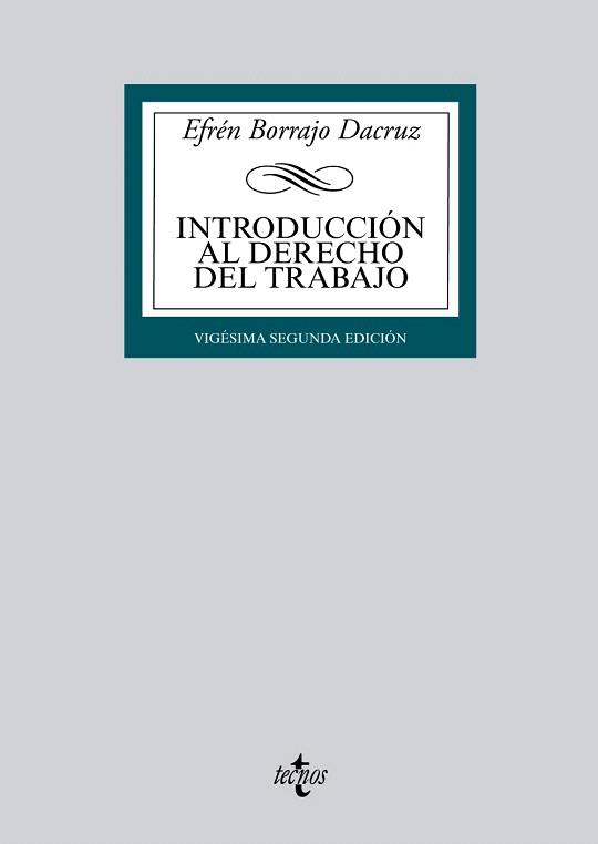 INTRODUCCIÓN AL DERECHO DEL TRABAJO | 9788430959464 | BORRAJO DACRUZ, EFRÉN | Llibres Parcir | Llibreria Parcir | Llibreria online de Manresa | Comprar llibres en català i castellà online