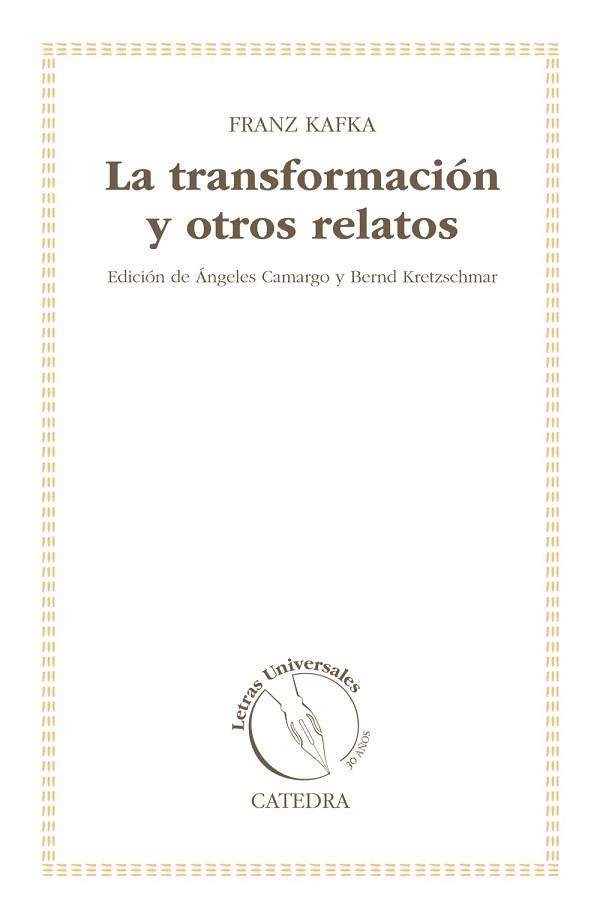 LA TRANSFORMACIÓN Y OTROS RELATOS | 9788437631752 | KAFKA, FRANZ | Llibres Parcir | Llibreria Parcir | Llibreria online de Manresa | Comprar llibres en català i castellà online