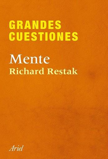 GRANDES CUESTIONES. MENTE | 9788434405301 | RICHARD RESTAK | Llibres Parcir | Llibreria Parcir | Llibreria online de Manresa | Comprar llibres en català i castellà online