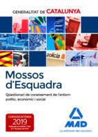 MOSSOS D`ESQUADRA. QÜESTIONARI DE L´ÀMBIT D: CONEIXEMENT DE L''ENTORN POLÍTIC, E | 9788414224632 | PEREZ GIRALT, FRANCES XAVIER | Llibres Parcir | Llibreria Parcir | Llibreria online de Manresa | Comprar llibres en català i castellà online