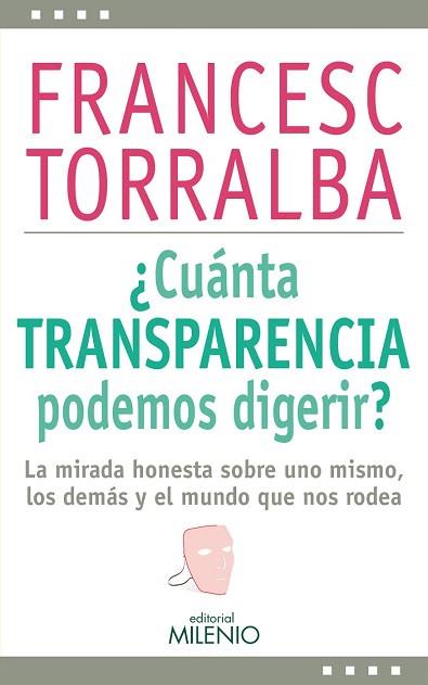 ¿CUÁNTA TRANSPARENCIA PODEMOS DIGERIR? | 9788497436915 | TORRALBA ROSELLÓ, FRANCESC | Llibres Parcir | Librería Parcir | Librería online de Manresa | Comprar libros en catalán y castellano online