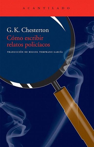 COMO ESCRIBIR RELATOS POLICIACOS | 9788415277125 | G K CHESTERTON | Llibres Parcir | Librería Parcir | Librería online de Manresa | Comprar libros en catalán y castellano online