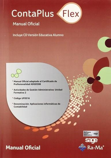 CONTAPLUS FLEX. MANUAL OFICIAL | 9788499645346 | AA.VV. | Llibres Parcir | Llibreria Parcir | Llibreria online de Manresa | Comprar llibres en català i castellà online