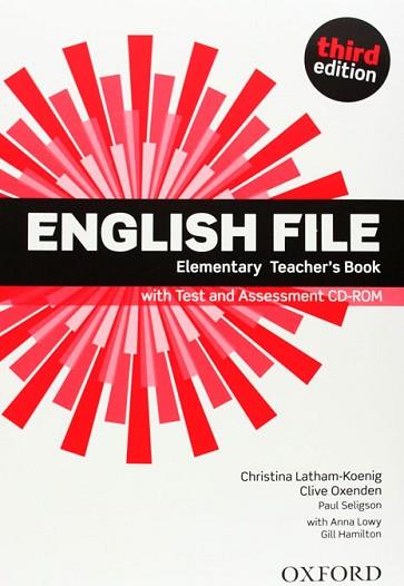 ENGLISH FILE ELEMENTARY: TEACHER'S BOOK &TEST CD PACK 3RD EDITION | 9780194598743 | OXENDEN, CLIVE | Llibres Parcir | Llibreria Parcir | Llibreria online de Manresa | Comprar llibres en català i castellà online