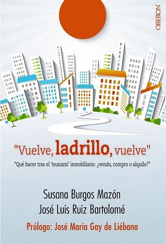 VUELVE, LADRILLO, VUELVE | 9788441536845 | BURGOS MAZÓN, SUSANA/RUIZ BARTOLOMÉ, JOSÉ LUIS | Llibres Parcir | Llibreria Parcir | Llibreria online de Manresa | Comprar llibres en català i castellà online