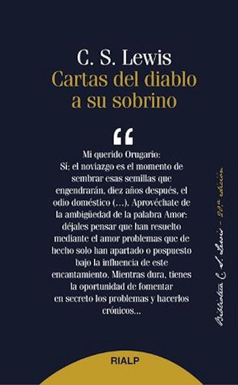 CARTAS DEL DIABLO A SU SOBRINO | 9788432147357 | LEWIS, CLIVE STAPLES | Llibres Parcir | Llibreria Parcir | Llibreria online de Manresa | Comprar llibres en català i castellà online