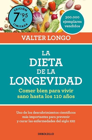 LA DIETA DE LA LONGEVIDAD (EDICIÓN LIMITADA A PRECIO ESPECIAL) | 9788466371629 | LONGO, VALTER | Llibres Parcir | Llibreria Parcir | Llibreria online de Manresa | Comprar llibres en català i castellà online