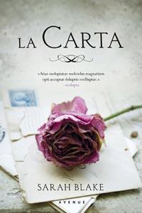 LA CARTA | 9788498678444 | SARAH BLAKE | Llibres Parcir | Llibreria Parcir | Llibreria online de Manresa | Comprar llibres en català i castellà online