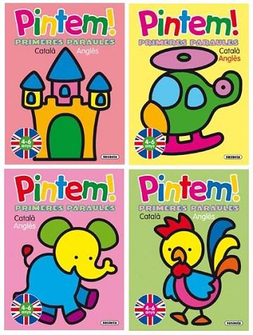 PINTEM! PRIMERES PARAULES CATALÀ -ANGLÈS (4 TÍTOLS) | 9788467705812 | BUSQUETS, CARMEN | Llibres Parcir | Llibreria Parcir | Llibreria online de Manresa | Comprar llibres en català i castellà online