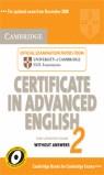 CAMBRIDGE CERTIFICATE IN ADVANCED ENGLISH UPDATED 2 ST, | 9780521714464 | UPDATED 2 ST, NO KEY | Llibres Parcir | Llibreria Parcir | Llibreria online de Manresa | Comprar llibres en català i castellà online