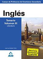 VOL 3 INGLES TEMARIO | 9788466580298 | Llibres Parcir | Llibreria Parcir | Llibreria online de Manresa | Comprar llibres en català i castellà online