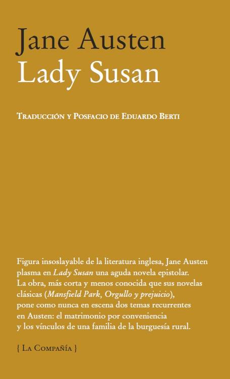 LADY SUSAN | 9788483930687 | AUSTEN JANE | Llibres Parcir | Llibreria Parcir | Llibreria online de Manresa | Comprar llibres en català i castellà online