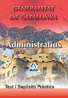 ADMINISTRATIUS GENERALITAT DE CATALUNYA TEST SUPOSITS PRACT | 9788467652109 | Llibres Parcir | Llibreria Parcir | Llibreria online de Manresa | Comprar llibres en català i castellà online