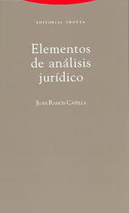 ELEMENTOS DE ANALISIS JURIDICO | 9788481643244 | CAPELLA | Llibres Parcir | Llibreria Parcir | Llibreria online de Manresa | Comprar llibres en català i castellà online