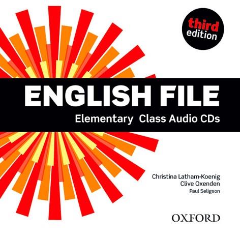 ENGLISH FILE ELEMENTARY: CLASS AUDIO CD 3RD EDITION | 9780194598583 | OXENDEN, CLIVE | Llibres Parcir | Llibreria Parcir | Llibreria online de Manresa | Comprar llibres en català i castellà online