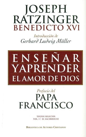 ENSEÑAR  APRENDER EL AMOR DE DIOS | 9788422019060 | RATZINGER, JOSEPH | Llibres Parcir | Llibreria Parcir | Llibreria online de Manresa | Comprar llibres en català i castellà online