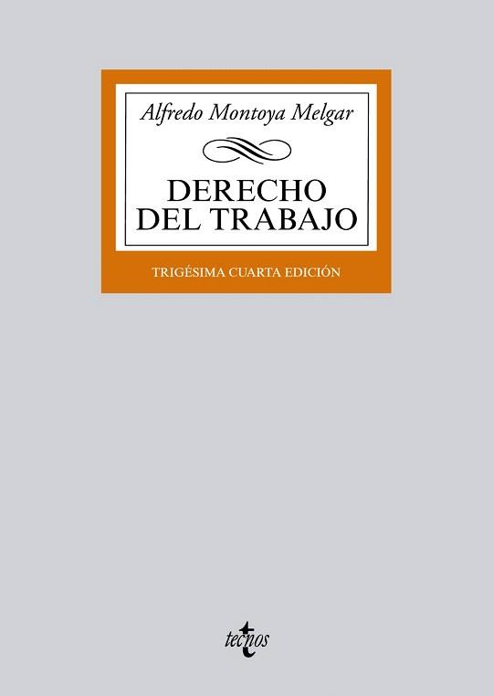 DERECHO DEL TRABAJO | 9788430958917 | MONTOYA MELGAR, ALFREDO | Llibres Parcir | Llibreria Parcir | Llibreria online de Manresa | Comprar llibres en català i castellà online