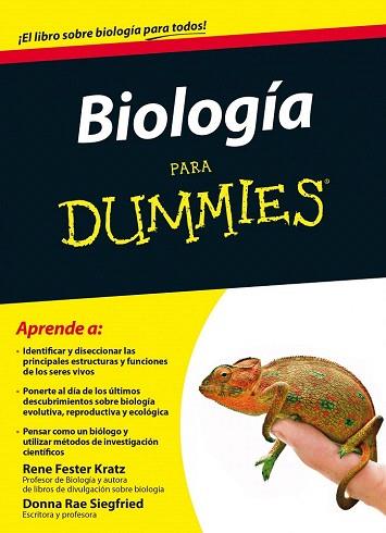 BIOLOGÍA PARA DUMMIES | 9788432902024 | RENE FESTER KRATZ/DONNA RAE SIEGFRIED | Llibres Parcir | Llibreria Parcir | Llibreria online de Manresa | Comprar llibres en català i castellà online