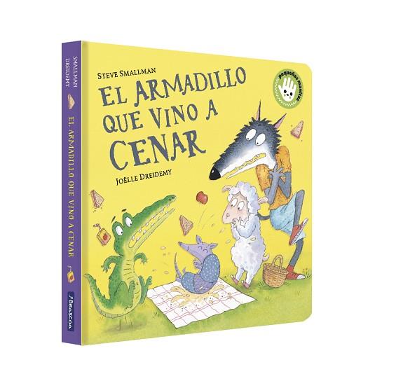 EL ARMADILLO QUE VINO A CENAR (LA OVEJITA QUE VINO A CENAR. LIBRO DE CARTÓN) | 9788448867959 | SMALLMAN, STEVE | Llibres Parcir | Llibreria Parcir | Llibreria online de Manresa | Comprar llibres en català i castellà online