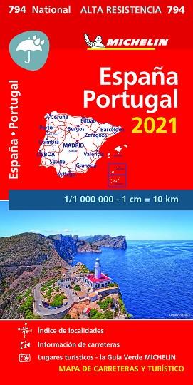 MAPA NATIONAL ESPAÑA - PORTUGAL 2021 "ALTA RESISTENCIA" MAPA 794  | 9782067250086 | VARIOS AUTORES | Llibres Parcir | Llibreria Parcir | Llibreria online de Manresa | Comprar llibres en català i castellà online