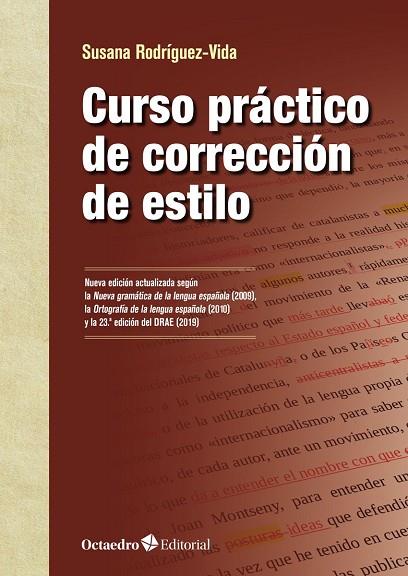 CURSO PRÁCTICO DE CORRECCIÓN DE ESTILO | 9788418348952 | RODRÍGUEZ VIDA, SUSANA | Llibres Parcir | Llibreria Parcir | Llibreria online de Manresa | Comprar llibres en català i castellà online