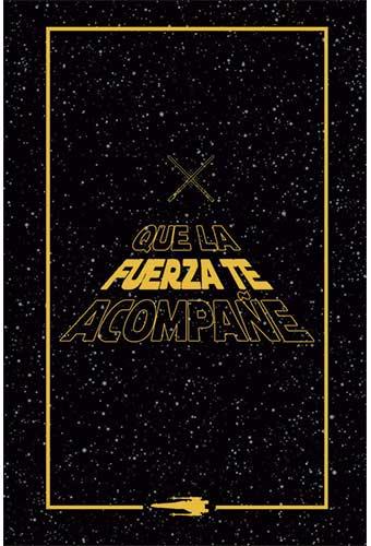 STAR WARS - QUE LA FUERZA TE ACOMPAÑE (NOTEBOOK) | 9788417936570 | GUNIS MEDIA | Llibres Parcir | Llibreria Parcir | Llibreria online de Manresa | Comprar llibres en català i castellà online